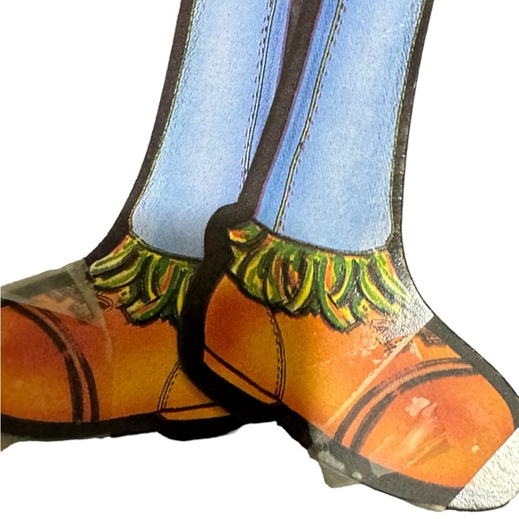 Vintage Halloween Pumpkin Jack O Lantern Scarecrow Jointed Die Cuts 22”-24” Lot - Picture 6 of 11